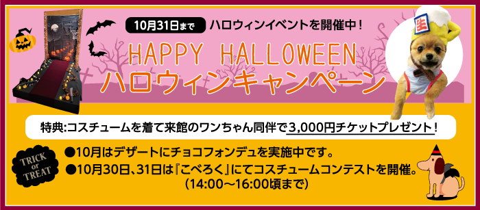 ハロウィンキャンペーン